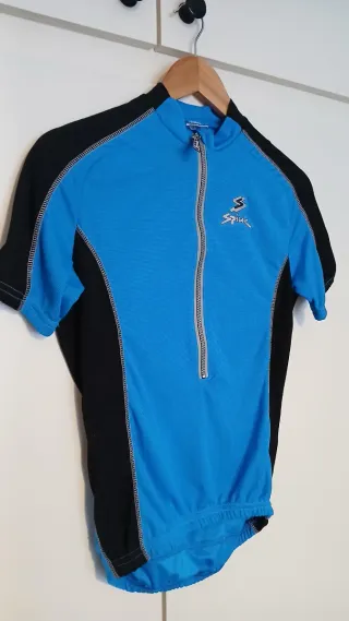 Camiseta Ciclismo Spiuk Azul y Negra
