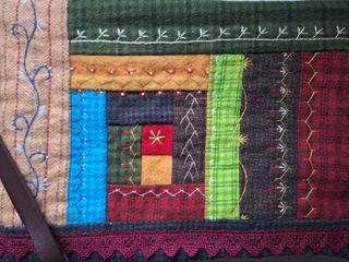 Bolso de mano patchwork