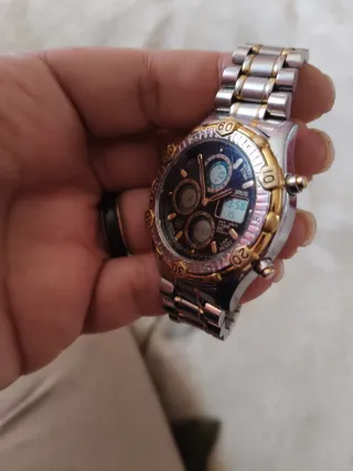 Reloj analógico-digital años 90