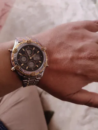 Reloj analógico-digital años 90