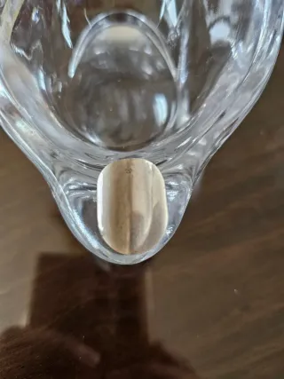 Cenicero Conejo Cristal y plata de Ley