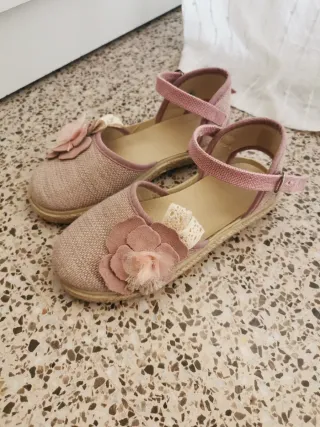 Alpargatas T27 Rosas Flores