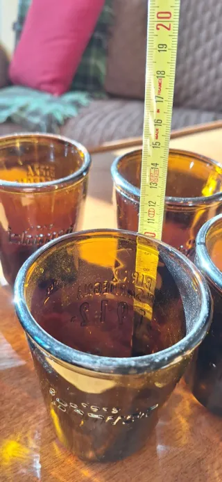 Bicchieri Ichnusa Vetro Ambra