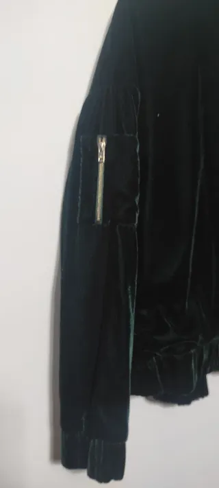 Chaqueta Bomber verde Mango Mujer