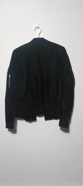 Chaqueta Bomber verde Mango Mujer