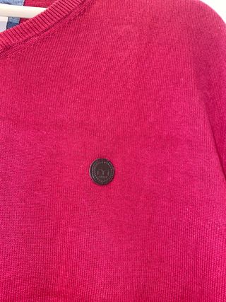 Jersey Hombre V-Neck Milano Rojo