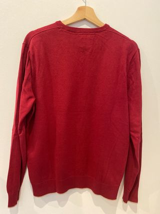 Jersey Hombre V-Neck Milano Rojo