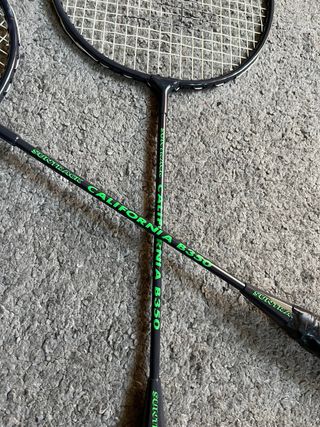 Raquetas Bádminton + 3 Volantes