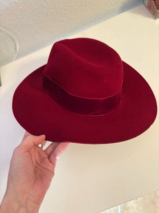 Sombrero Zara granate