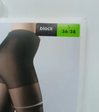 Collant Hema 40 den donna nero S