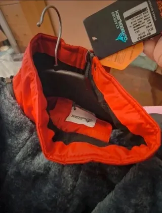 Chaqueta Invierno Hombre Talla L-XL Roja/Gris