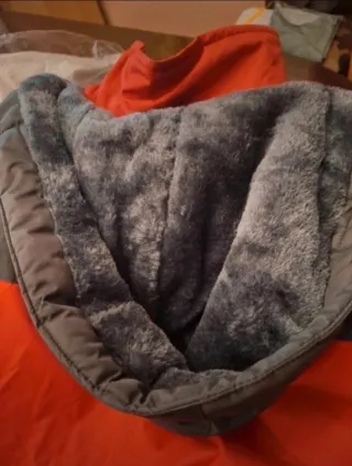 Chaqueta Invierno Hombre Talla L-XL Roja/Gris