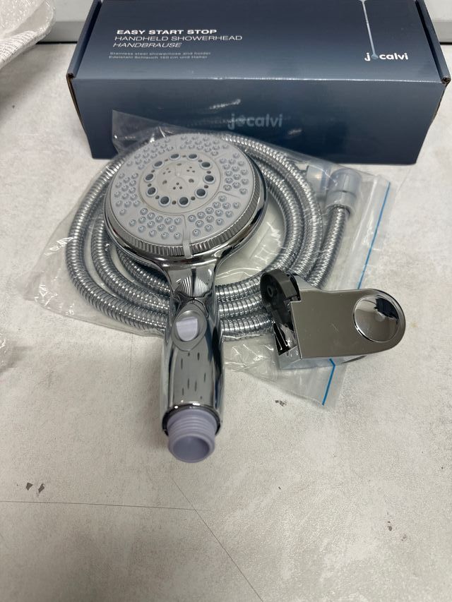 Alcachofa Ducha con Manguera Alta Presion Y SUJECCION