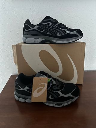 Zapatillas Asics Gel Negras y Grises
