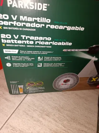 Parkside Martillo Percutor Completo Nuevo