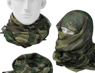 Bufanda Táctica Camuflaje Malla Red