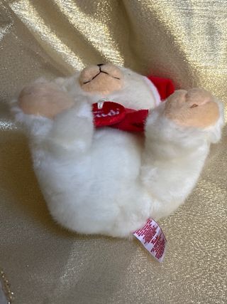 Orsetto Trudi Bianco con Cappello Natale