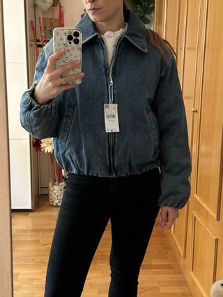 Cazadora vaquera oversize