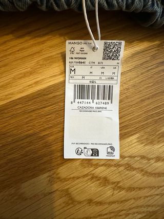 Cazadora vaquera oversize