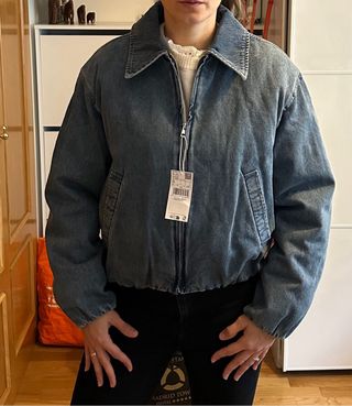 Cazadora vaquera oversize