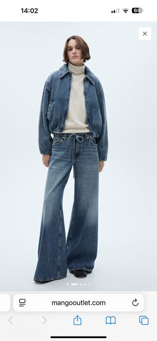 Cazadora vaquera oversize