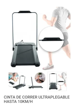Cinta de correr plegable hasta 10 km/h