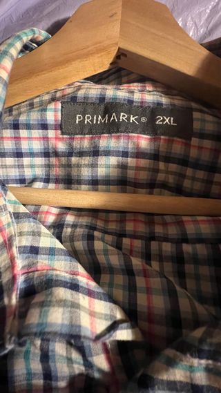 Camisa de cuadros Primark XXL