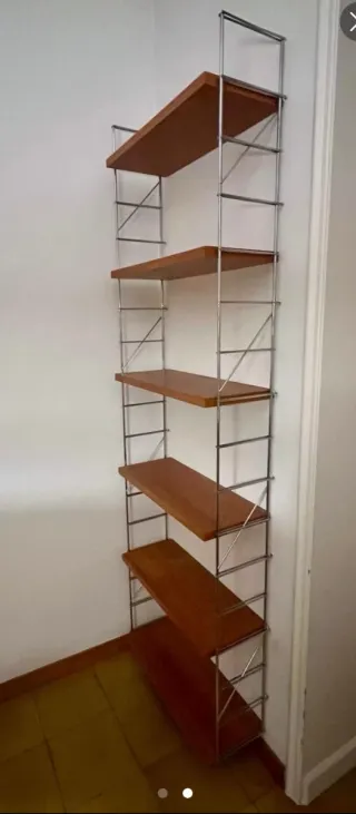 Estantería Tria Roble y Metal