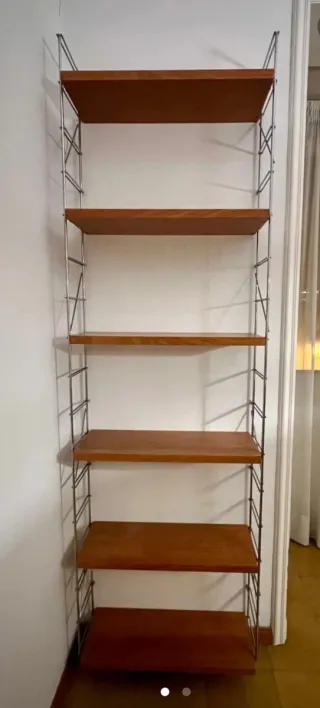 Estantería Tria Roble y Metal