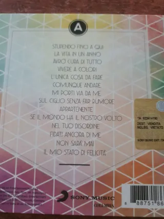 CD Alessandra Amoroso - Vivere a Colori