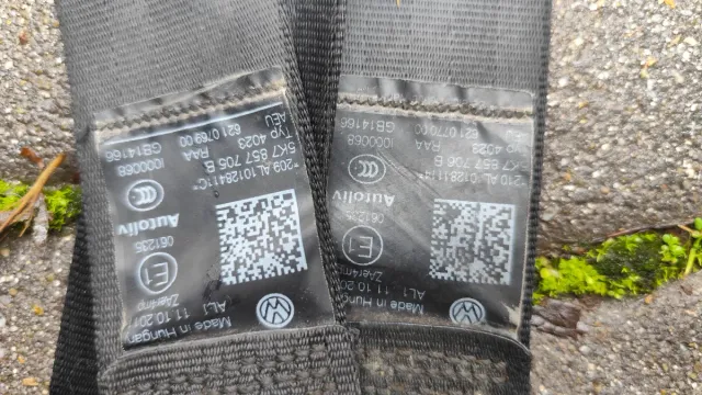 Cinturones Delanteros VW Golf 6 3 Puertas