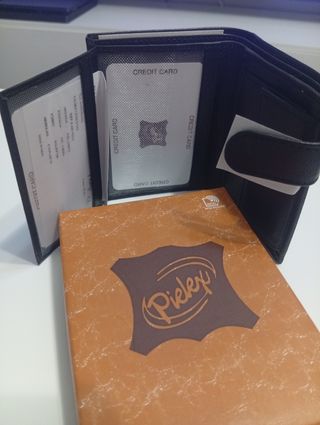 Billetera Calvin Klein Piel Certificada Negra
