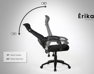 SILLLA DIRECCIÓN RECLINABLE MAYA & TELA ERIKA