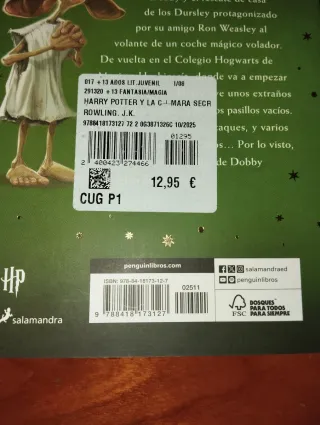 Harry Potter y la cámara secreta (Harry Potter 2)