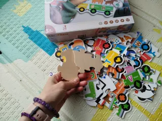 Puzzle ABC Tren Mundo Diver 28 Piezas