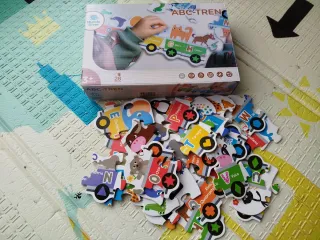 Puzzle ABC Tren Mundo Diver 28 Piezas