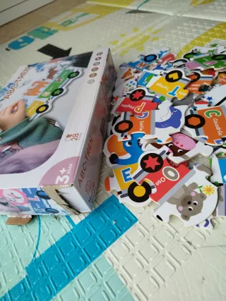 Puzzle ABC Tren Mundo Diver 28 Piezas