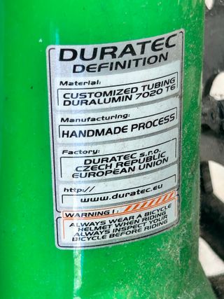 Bicicleta Carretera Duratec Rebel Verde 2013