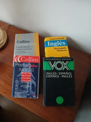 Diccionarios Alemán, Inglés, Español.