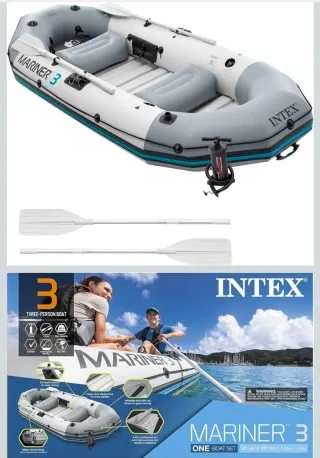 Barca hinchable Mariner 3 con 2 remos