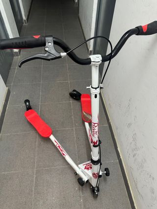 Patinete Ride Trike Doble Plegable.