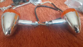 Intermitentes Custom Cromados Naranja