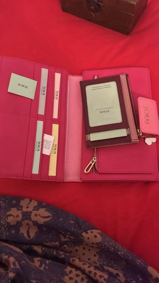 Cartera Tous Beige y Rosa