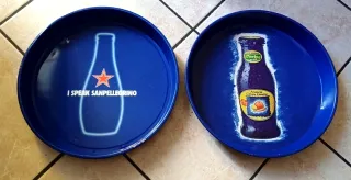 lotto Vassoi vintage Derby e Sanpellegrino gadget
