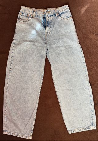 Pantalón vaquero ancho Mango