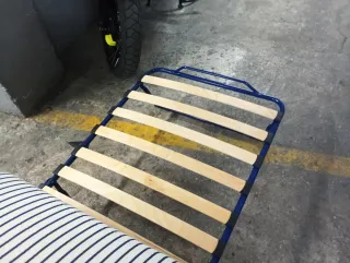 Cama Plegable Infantil Azul