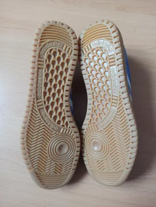 Zapatillas Adidas Hand II Azul y Blanco