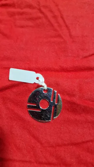 Colgante de plata de diseño firmada 8gr 3cm