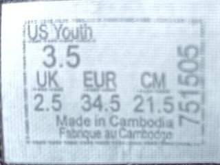 Zapatillas Vans Talla 34.5