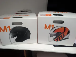 2 Cascos de Moto Schuberth Negro/Blanco